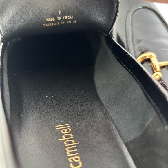 Jeffrey Campbell Addie Bit Black Patent Leather Loafer 9 - Picture 12 of 12